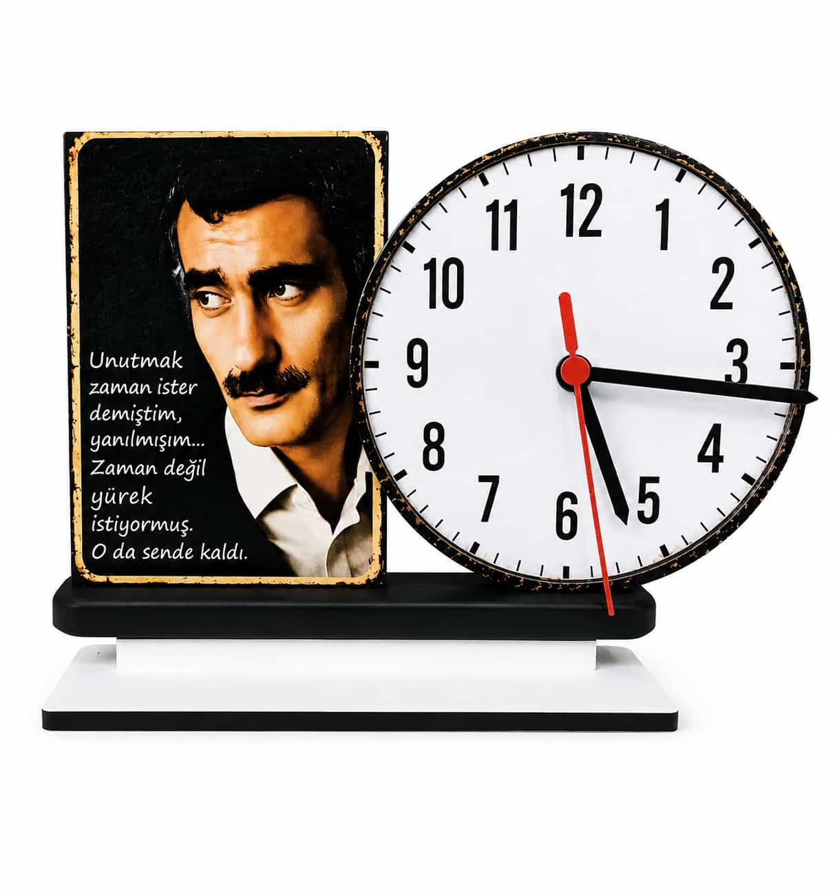 Ahşap Masa Saati