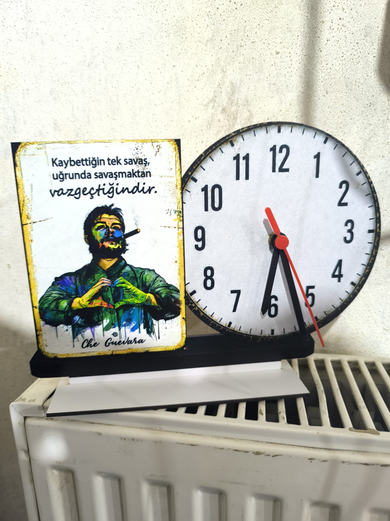 Ahşap Masa Saati2 görsel 2