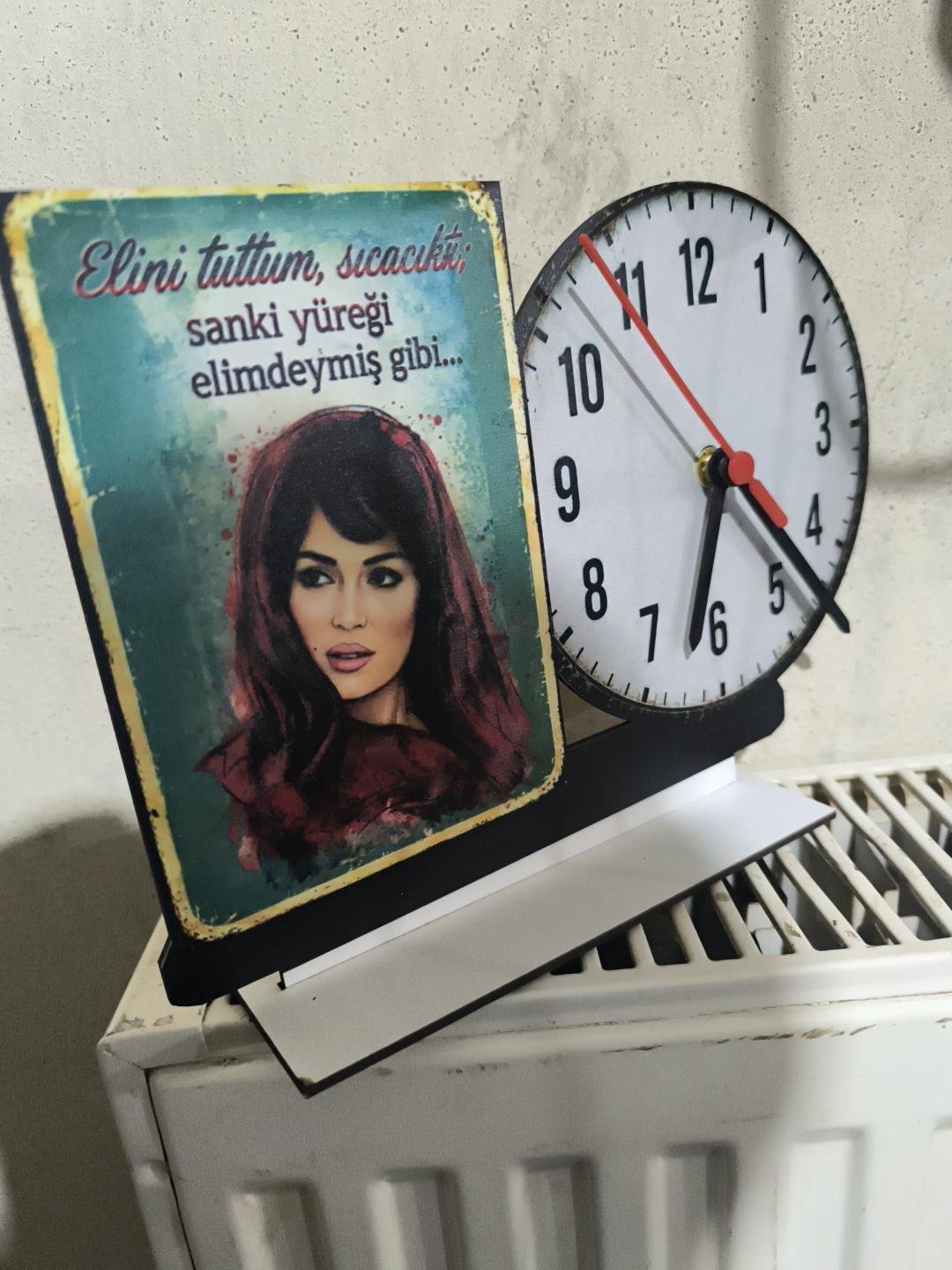 Ahşap Masa Saati4 görsel 3